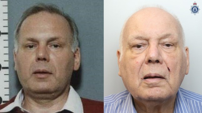 Undated handout photo issued by Cheshire Constabulary of former scout leader and school housemaster Richard Burrows, in the 1990s (left) and present day who has been found guilty of numerous sexual offences against young boys after spending 27 years on the run using a stolen identity. Burrows, 80, was found guilty of 54 offences on Monday at Chester Crown Court, including indecent assault of boys, buggery, attempted buggery and indecency with a child. Issue date: Monday March 17, 2025. PA Photo. See PA story COURTS Burrows. Photo credit should read: Cheshire Constabulary/PA Wire NOTE TO EDITORS: This handout photo may only be used in for editorial reporting purposes for the contemporaneous illustration of events, things or the people in the image or facts mentioned in the caption. Reuse of the picture may require further permission from the copyright holder.