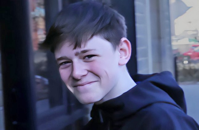 Ryan Liam Morgan, 14, who died in the M6 crash.