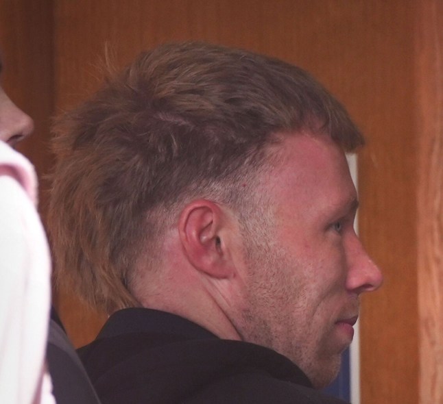 Adam Carruthers arrives at Newcastle Crown Court where he is accused of criminal damage after the felling of the Sycamore Gap tree - valued at ??622,000 and ??1,114 damage to Hadrian's Wall. Picture date: Monday April 28, 2025. PA Photo. The sycamore, which featured in the 1991 Kevin Costner film Robin Hood: Prince Of Thieves, was cut down overnight between September 27 and 28 2023. Hadrian's Wall, a Unesco World Heritage Site, was hit by the tree when it was felled. See PA story COURTS SycamoreGap. Photo credit should read: Owen Humphreys/PA Wire