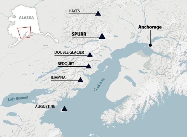 Alaskan volcano set to erupt and expected 50,000ft ash cloud will trigger international travel chaos