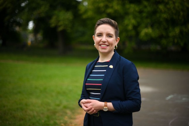 Green Party Candidate Carla Denyer Canvasses People In Bristol Ahead Of Thursday's Election