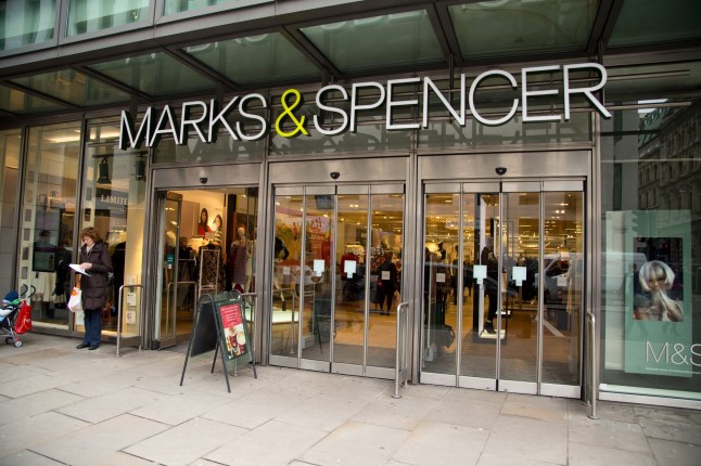 LONDON - NOVEMBER 25TH: The exterior of marks and spencer's on November the 25th, 2014, in London, England, UK. M&S is one of the uk's leading high street retailers.; Shutterstock ID 233226913; purchase_order: -; job: -; client: -; other: -