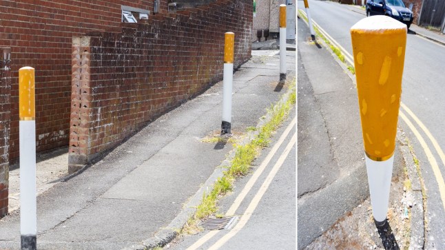 cigarette bollards Swindon