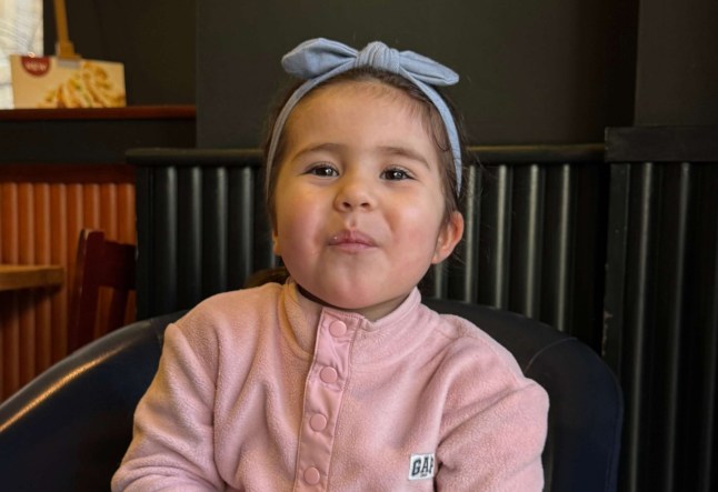 Undated handout photo issued by Greater Manchester Police of Louisa (Lulu) Palmisano from Burnley, who died after a van collided with a tram in Manchester city centre on Saturday, forcing the vehicle onto the pavement where it collided with a pedestrian. The three-year-old died in hospital from her injuries. The driver of the van fled the scene but on Monday officers confirmed they had arrested a 36-year-old man on suspicion of causing death by dangerous driving. Issue date: Monday February 24, 2025. PA Photo. See PA story POLICE Tram. Photo credit should read: GMP/PA Wire NOTE TO EDITORS: This handout photo may only be used in for editorial reporting purposes for the contemporaneous illustration of events, things or the people in the image or facts mentioned in the caption. Reuse of the picture may require further permission from the copyright holder.