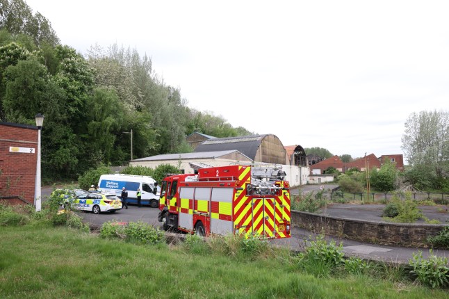 Fairfield Industrial Estate in Bill Quay where Tyne and Wear Fire and Rescue Service and Northumbriua Police attended a fire.