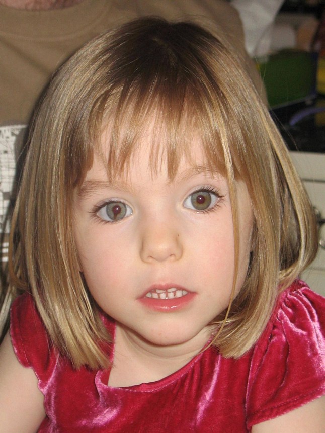 A handout picture of Madeleine McCann.