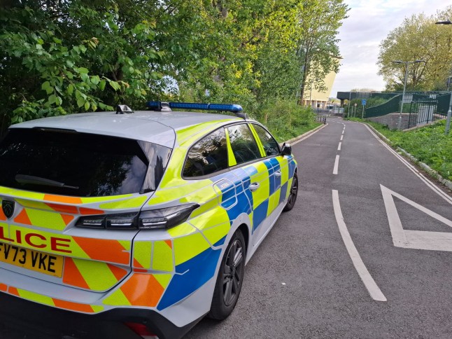 May 5 2025 Police are at the scene of Salmonpool Swingbridge, which crosses the Exeter Ship Canal and connects Clapperbrook Lane to the Riverside Valley Park, following an emergency incident involving a young boy Credit: DevonLive/BPM