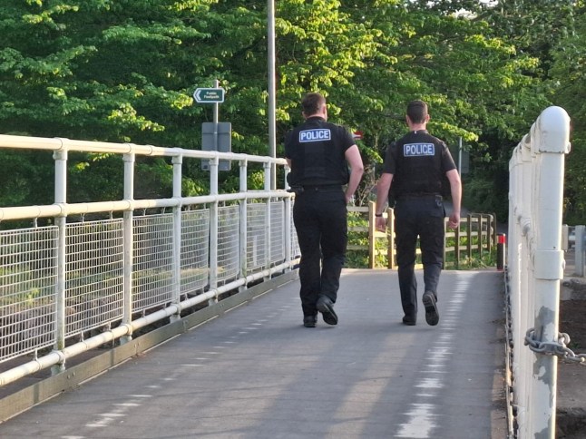 May 5 2025 Police are at the scene of Salmonpool Swingbridge, which crosses the Exeter Ship Canal and connects Clapperbrook Lane to the Riverside Valley Park, following an emergency incident involving a young boy Credit: DevonLive/BPM