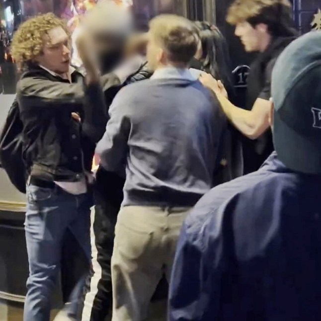Story from Jam Press (Crowd Chant Thief) Pictured: Video grab - The thief who stole a phone and wallet has been caught. VIDEO: 'W*nker, w*nker!? Crowd chant football fan-style at ?phone thief? after he?s 'caught' A crowd of people chanted ?w*nker, w*nker? football fan-style at an alleged would-be phone thief after he was stopped in the street. The suspected crook was apprehended and the mob crowded around him. The balaclava-clad man was grabbed by members of the public after he allegedly attempted to steal a mobile. Security staff in the area helped to hold the suspect as the aggravated crowd voiced its opinion. The group could be heard chanting ?w*nker? repeatedly at the suspected thief. Some members of the public could be heard telling people to ?Take his bally off.? One girl also retrieved a wallet, as reported by NeedToKnow. Eventually, the alleged thief?s beanie and balaclava were ripped from his head. The man, in an all black outfit, was eventually let go and was seen walking away sheepishly from the jeering crowd. The bizarre interaction took place on Wardour Street, Soho, central London, on Saturday (3 May). Members of the public were left shocked by the situation. Joey Gold said, ?Just love how he?s being treated like a player coming back to his former club and getting booked for a nasty tackle.? Leilani Dowding added: ?Why did they let him go? ?Yeah, shouting ?w*nker? will do the trick. Same leniency as the courts.? Hamzah Kamal said, ?These men chanted at him?? Angela Bell added: ?Good news. ?Hopefully, this will deter other thieves and make the streets a little safer.? Billy said, ?This needs to happen more often.? The Met Police has been approached for comment. ENDS EDITOR'S NOTE:??Jam Press advises obscuring the thief's face shown in the videos before publication. Grabs from the video have been provided with blurring. Video Usage Licence: (NON-EXCLUSIVE) We have obtained a non-exclusive licence from the copyright holder. A copy of the licence is available on request. Video Restrictions: None.