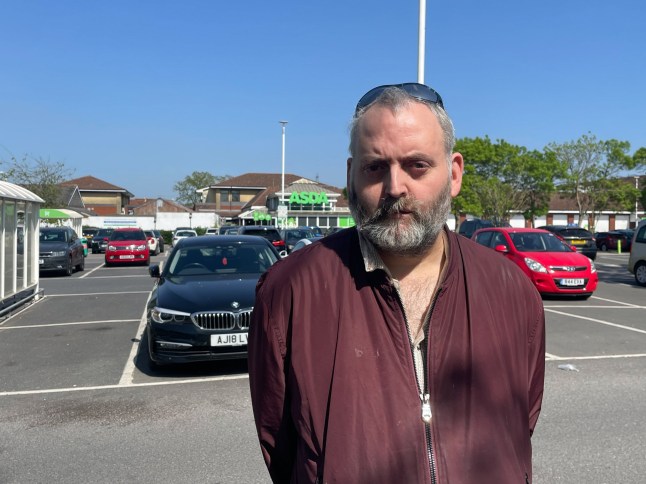 Pictured: Alan Bray outside ASDA Totton, Hants. A shopper has slammed Asda after he was given a three-year ban for swearing inside the store, triple the punishments given to thieves. Alan Bray said he was left furious after finding out that shoplifters are only served a ban of one year - when he was served a three-year ban for using a swear word in front of staff at the Asda store on Maynard Road. In November, the shopper entered the store and exchanged some credit on his gas and electric card for cash with a cashier ??? a week later he went to do the same and told it would not be possible. Mr Bray, who has ADHD and autism, said: ???I was quite frustrated as my request was not a problem the week before and I asked to see a manager to stop the issue happening again. SEE OUR COPY FOR DETAILS. Please byline: Daily Echo/Solent News ?? Daily Echo/Solent News & Photo Agency UK +44 (0) 2380 458800