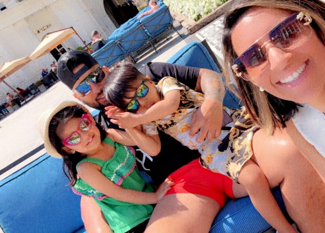 Genie Kaur with son Kamron, husband Ronni and daughter Gianna. When a mum posted photos of a novelty cake ordered to mark the day her son would stop being breastfed, the iced design ??? a pair of boobs in a bra ??? sparked so much controversy she has hit back at critics. Genie Kaur from Barton Seagrave had decided that she would tell her son Kamron that his third birthday would mark the day he would no longer be breastfed. As a visual metaphor the boob cake would be cut to signify the break from the breast, but on the day the little boy was so sad that the plan was scrapped. When a picture of the fabulous busty Victoria sponge wearing a blue starry bikini ordered from The Cake Story in Kettering was shared on her social media, Genie was surprised to have the cake called ???inappropriate???.