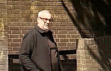 Pictured: Stuart Turner outside Portsmouth Crown Court, Hants. A nightmare neighbour drove a couple out of their new dream home in a deliberate campaign of 'sustained' harassment including using noisy power tools late at night, a court heard. Special needs worker Wendy Lau threw stones, banged on the wall in the early hours of the morning, played loud music, and pointed a CCTV camera at Abigail Beckett's new house, a judge was told. The 54 year old sign language interpreter's persistent 'targeting' of her neighbours went on until they had 'no choice' but to move out of a home they had hoped to 'grow old in', the court was told. Ms Beckett told the judge she felt they had been 'evicted by proxy'. SEE OUR COPY FOR DETAILS. Please byline: Solent News ?? Solent News & Photo Agency UK +44 (0) 2380 458800