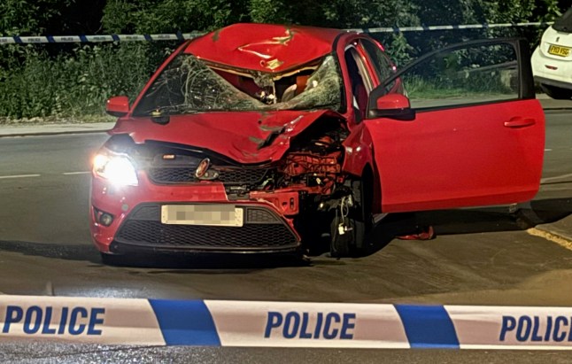 Date: 17.5.25 YappApp 07479723877 Teens Arrested for Death by Dangerous Driving After Hit-and-Run Leaves 19-Year-Old Dead with Severed Foot in Leeds West Yorkshire police have arrested two teenagers following a fatal hit-and-run collision that killed a 19-year-old male. The incident occurred at around 10:09 PM when a red Ford Focus, turning left from Bodmin Approach in the city onto the main road, struck the young man crossing near Leeds Urban Bike Park. The vehicle fled the scene, leaving the victim with severe injuries, including a severed foot 50m from where the 19-year-old was found in the road. Despite emergency services??? efforts, the teenager was pronounced dead at the roadside. The Ford Focus has been recovered from a nearby street, and two males, aged 15 and 19, are in custody, arrested on suspicion of causing death by dangerous driving. Road closures remain in place today as police continue their investigations. https://www.westyorkshire.police.uk/news-appeals/appeal-fatal-fail-stop-collision-beeston-park-leeds Byline/ Credit: YappApp 07479723877 Minimum per use, irrespective of any previous use: ??? Fee: ?????150 print ??50 Internet use Byline: YappApp