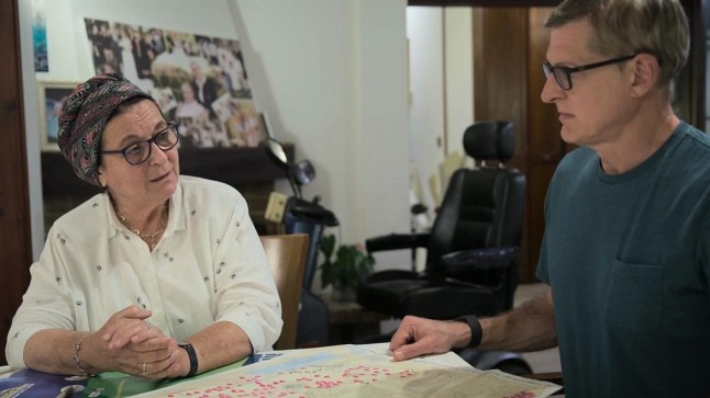 Daniella Weiss with Louis Theroux