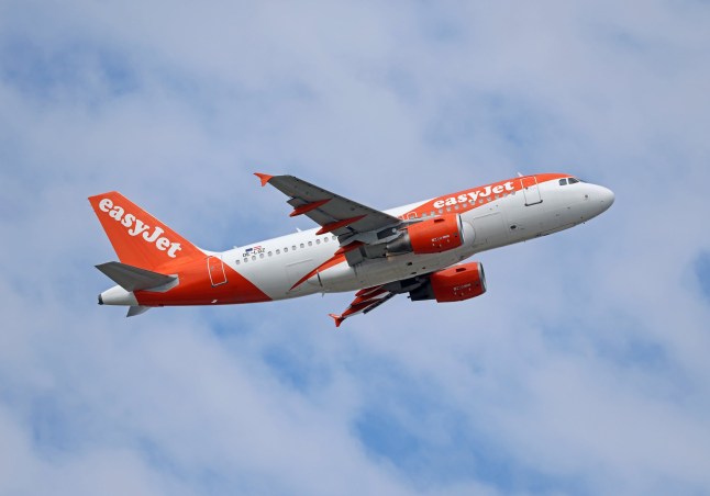 An Airbus A319-111 from easyJet takes off from Barcelona airport in Barcelona, Spain, on March 18, 2025. (Photo by Joan Valls/Urbanandsport/NurPhoto via Getty Images)