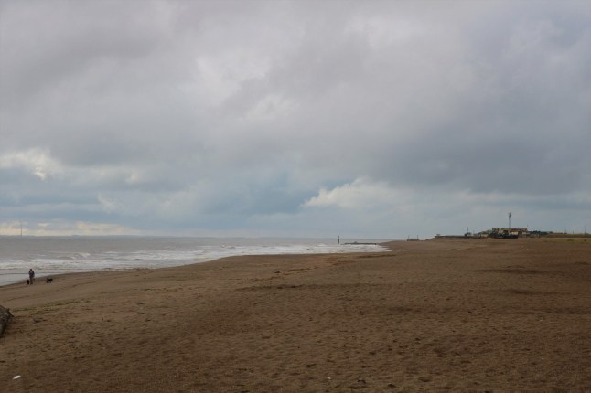 2GM8W5H Ingoldmells Beach near Skegness, UK.