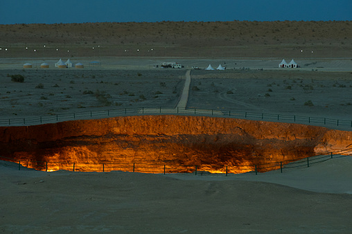 Darvaza gas crater
