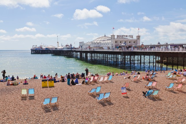 Brighton beach and pier