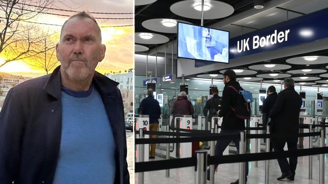 Caption: ?I?m a reformed drug smuggler ? this is how mules will be feeling on flights? mark dempster/getty