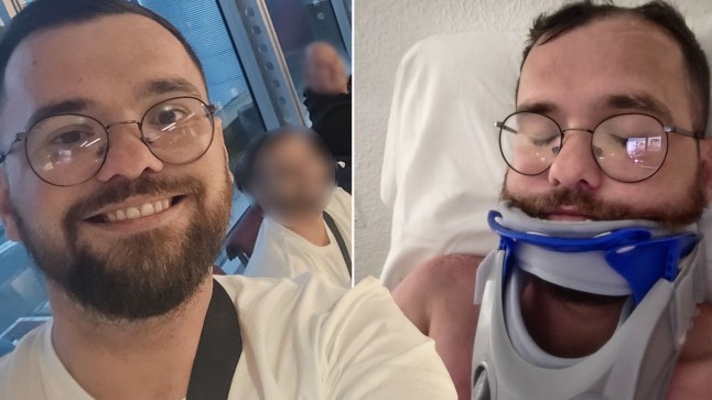 British dad breaks neck after being pushed into shallow pool at Benidorm party