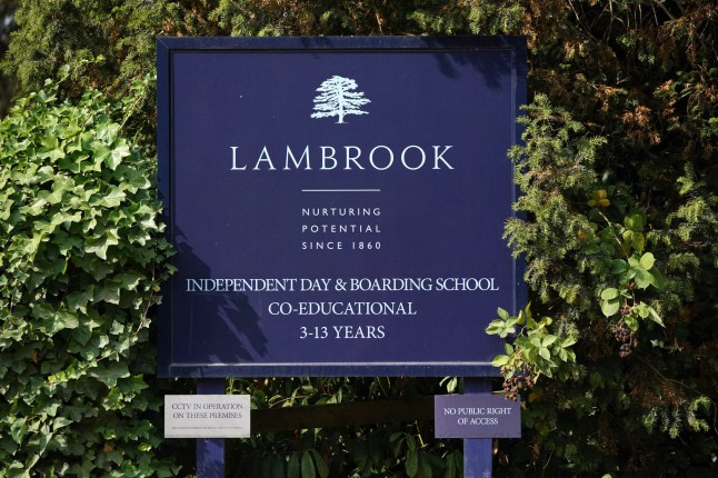 EMBARGOED TO 2230 WEDNESDAY SEPTEMBER 7 File photo dated 18/08/22 of the co-educational private Lambrook School in Ascot near Windsor Castle. Prince George, Princess Charlotte and Prince Louis, are starting their first day at Lambrook School, near Ascot in Berkshire. The settling in afternoon is an annual event held to welcome new starters and their families to Lambrook and takes place the day before the start of the new school term. Issue date: Wednesday September 7, 2022. PA Photo. See PA story ROYAL CambridgeLambrook. Photo credit should read: Jonathan Brady/PA Wire