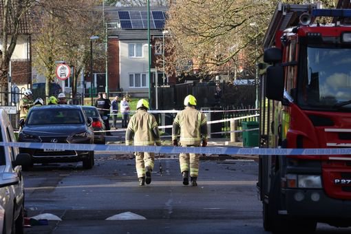 Emergency services have rushed to house explosion on a Nottingham road. Nottinghamshire Fire and Rescue Service was called to Commercial Road, Bulwell, at 12.02pm on Tuesday, November 22.