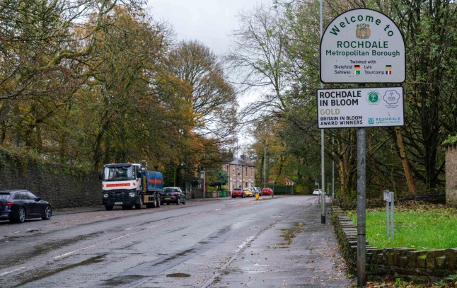 Whitworth road where the gang used a flat to abuse the girls. Rochdale which is still blighted by grooming gangs after 5 men where sentenced to more than 70yrs in prison. Rochdale town hall main attraction in the centre whilst other shops have shutters down due to being closed down.