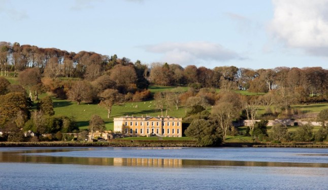 JB0YWF ballynatray house county Waterford Ireland set in its estate on the river blackwater