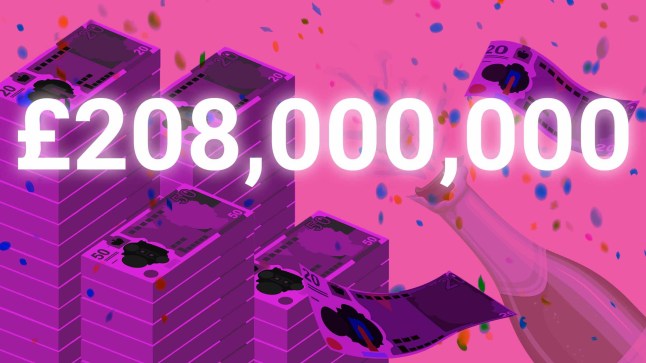 FRIDAY'S EUROMILLIONS JACKPOT ESTIMATED AT ?208 MILLION
