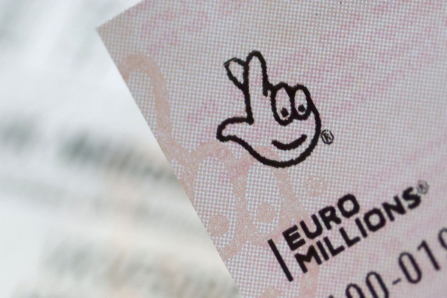 Detail on a EuroMillions lottery ticket is seen in this illustration photo taken in London, Britain, June 6, 2025. REUTERS/Toby Melville/Illustration