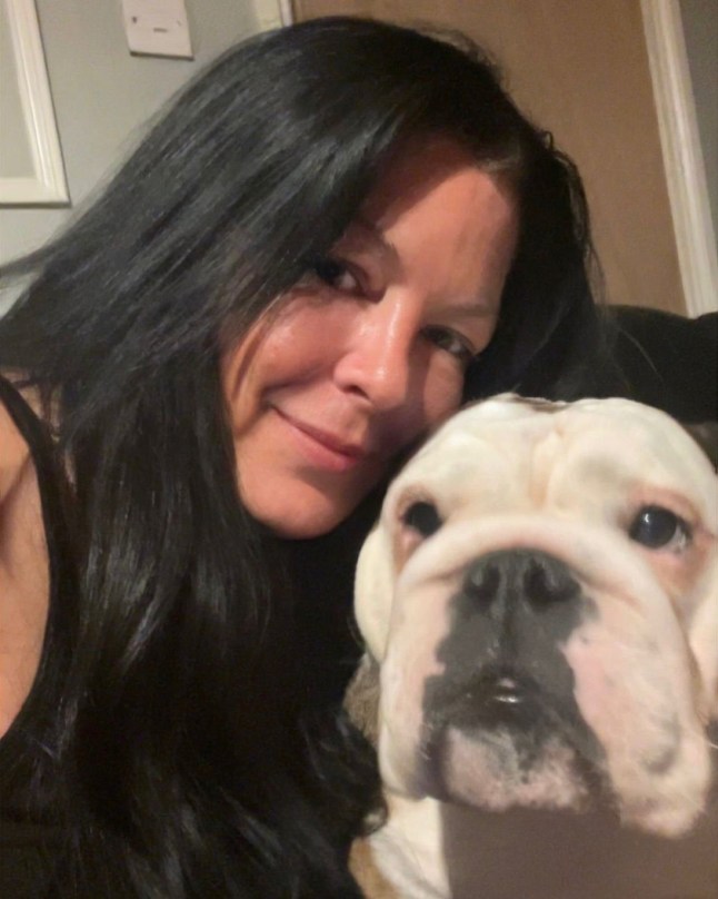 Louise and beloved pet Peggy