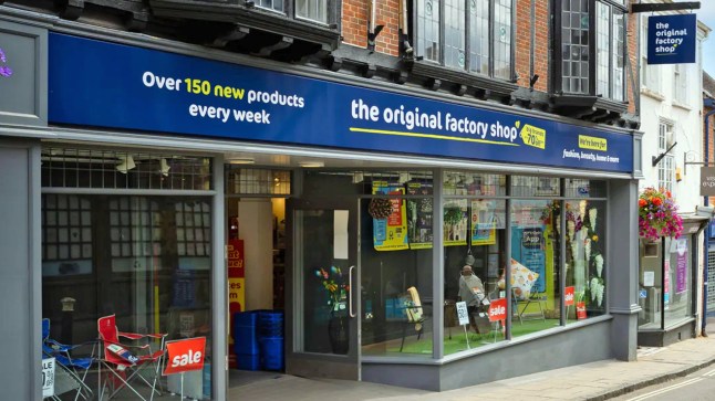 The Original Factory shop front.