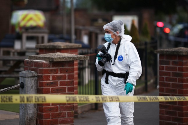 A murder investigation in Manchester.