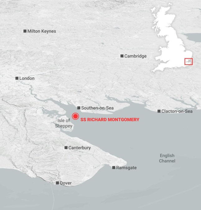 METRO GRAPHICS SS Richard Montgomery Map