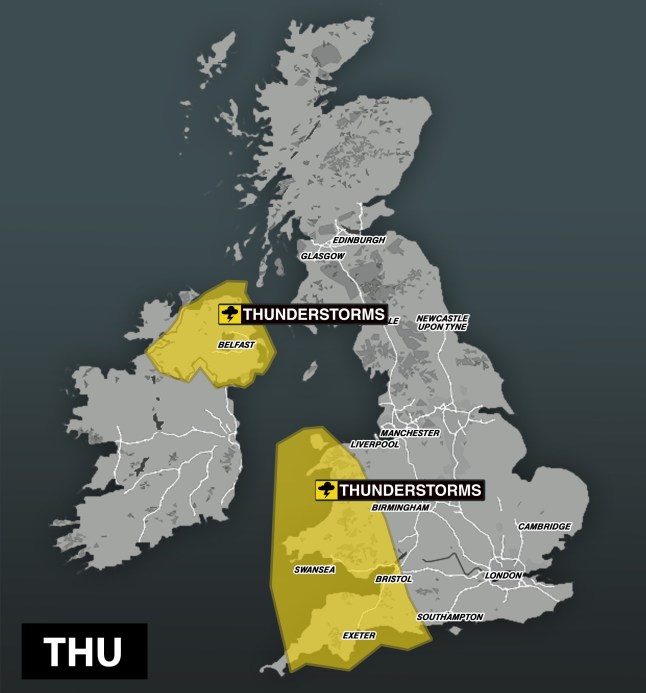 UK weather warnings