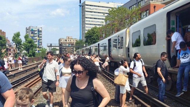 Just Eat driver tosses water to evacuated London train passengers ‘slowly cooking’ in heatwave post thumbnail image