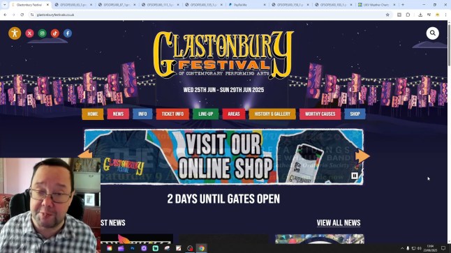 Glastonbury Festival weather: For the latest forecast follow a guy called Gav post thumbnail image