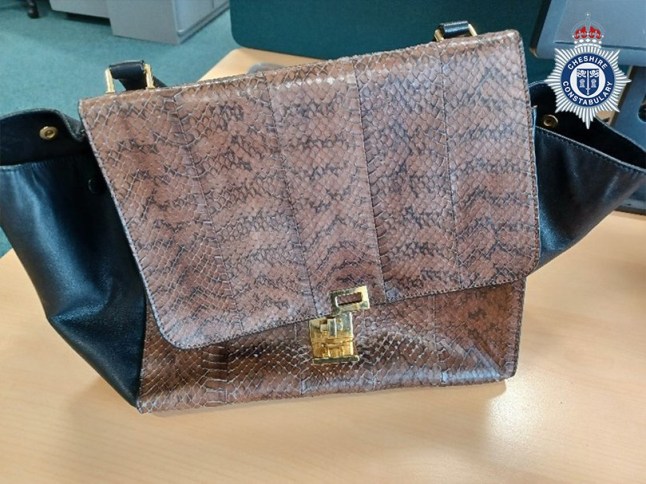 Undated handout photo issued by Cheshire Police of Celine handbag purchased by Jack Watkin, 26, who has pleaded guilty to fraud after offering a business opportunity to people who would loan him large sums of money, with the promise it would be used to buy exclusive Hermes handbags he would sell on at profit. Watkin, who claimed to be a millionaire defrauded people, including his father, Jason Watkin, out of thousands of pounds which he promised would be used to buy and sell designer handbags, the court has heard. Issue date: Tuesday June 24, 2025. PA Photo. Photo credit should read: Cheshire Police/PA Wire NOTE TO EDITORS: This handout photo may only be used in for editorial reporting purposes for the contemporaneous illustration of events, things or the people in the image or facts mentioned in the caption. Reuse of the picture may require further permission from the copyright holder.