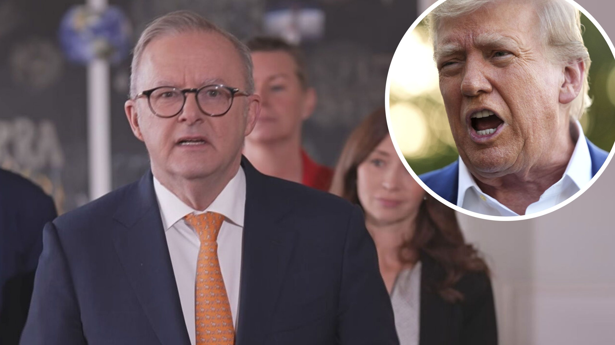 Albanese backs Donald Trump after his ‘abrupt’ F-bomb post thumbnail image