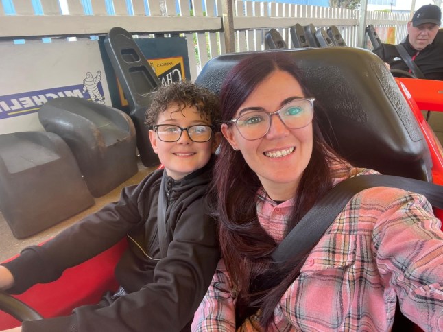 Carly Calland with son Jacob, who died after an e-scooter crash.
