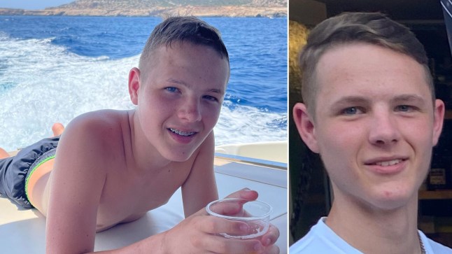 Images of Ryan Long smiling and on holiday.