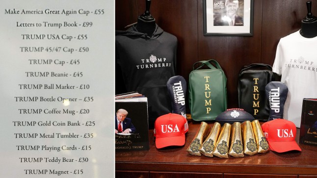 You can buy a Maga hat for £55 and a £30 teddy at Trump’s Turnberry golf course post thumbnail image
