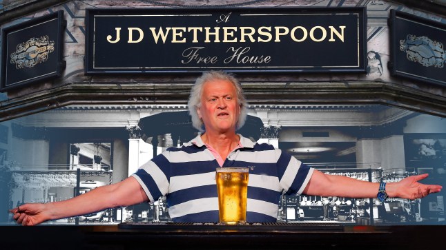 Caption: *REDIRECT*Wetherspoon boss reveals the one pub idea that could be a 'bridge too far' getty/ metro
