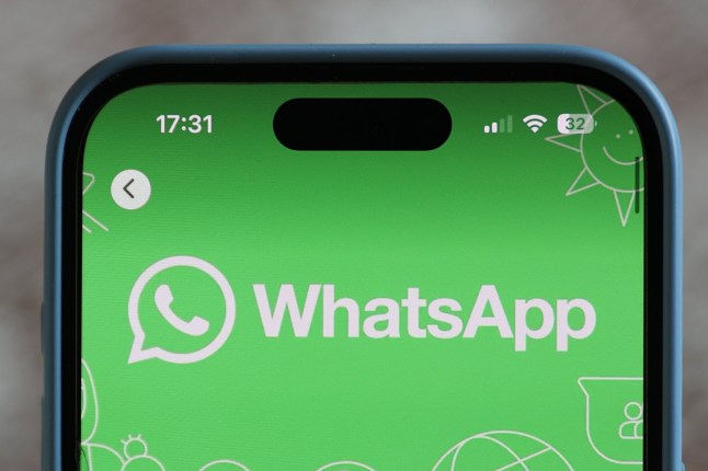 WhatsApp on App Store is seen in this illustration photo taken in Poland on August 8, 2024. (Photo by Jakub Porzycki/NurPhoto via Getty Images)