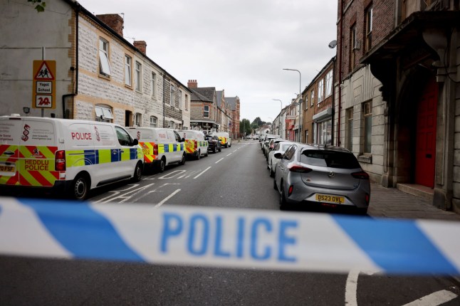 Jully 1 2025 Police cordon off multiple streets in Barry following a serious incident on Barry Road. Emergency road closures are in place at key junctions including Herbert Street, Davies Street, and Court Road. Residents are urged to avoid the area as investigations continue. Credit: John Myers/WalesOnline