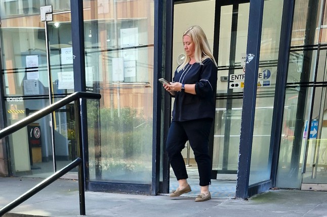 Lyndsey Amos, aged 49, of Teesdale Road, Long Eaton, leaving Nottingham Crown Court after being handed a suspended sentence for stealing ?38,000 from her dementia-suffering father's bank accounts. Photo: Tuesday 1st July 2025. (Copyright: Reach Plc)