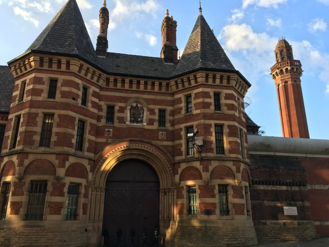 Strangeways Prison gates; Shutterstock ID 713757748; purchase_order: -; job: -; client: -; other: -