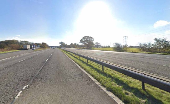 M6 southbound.