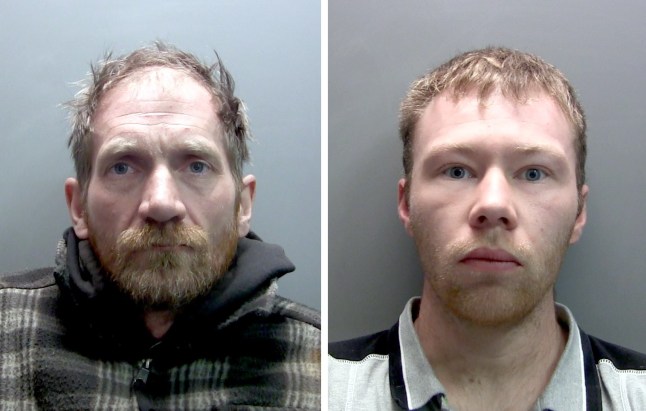Undated handout photos issued by Northumbria Police of Daniel Daniel Graham, 39, (left) and Adam Carruthers, 32.