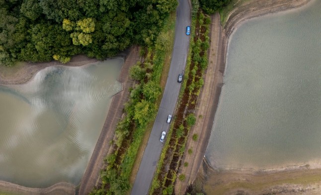 A view of Bewl Water, the largest reservoir in the South East, near Lamberhurst in Kent which is currently 70% full. The East and West Midlands have become the latest areas of England to fall into drought as the country struggles with the driest start to the year since 1976. The move comes in the wake of summer heatwaves and a drier than average June, with the Environment Agency (EA) warning three more areas - Lincolnshire and Northamptonshire, East Anglia, and Thames area - have also moved into prolonged dry weather status. Picture date: Tuesday July 15, 2025. PA Photo. Photo credit should read: Gareth Fuller/PA Wire